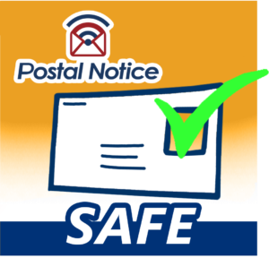 Postal Notice Identity Safe services